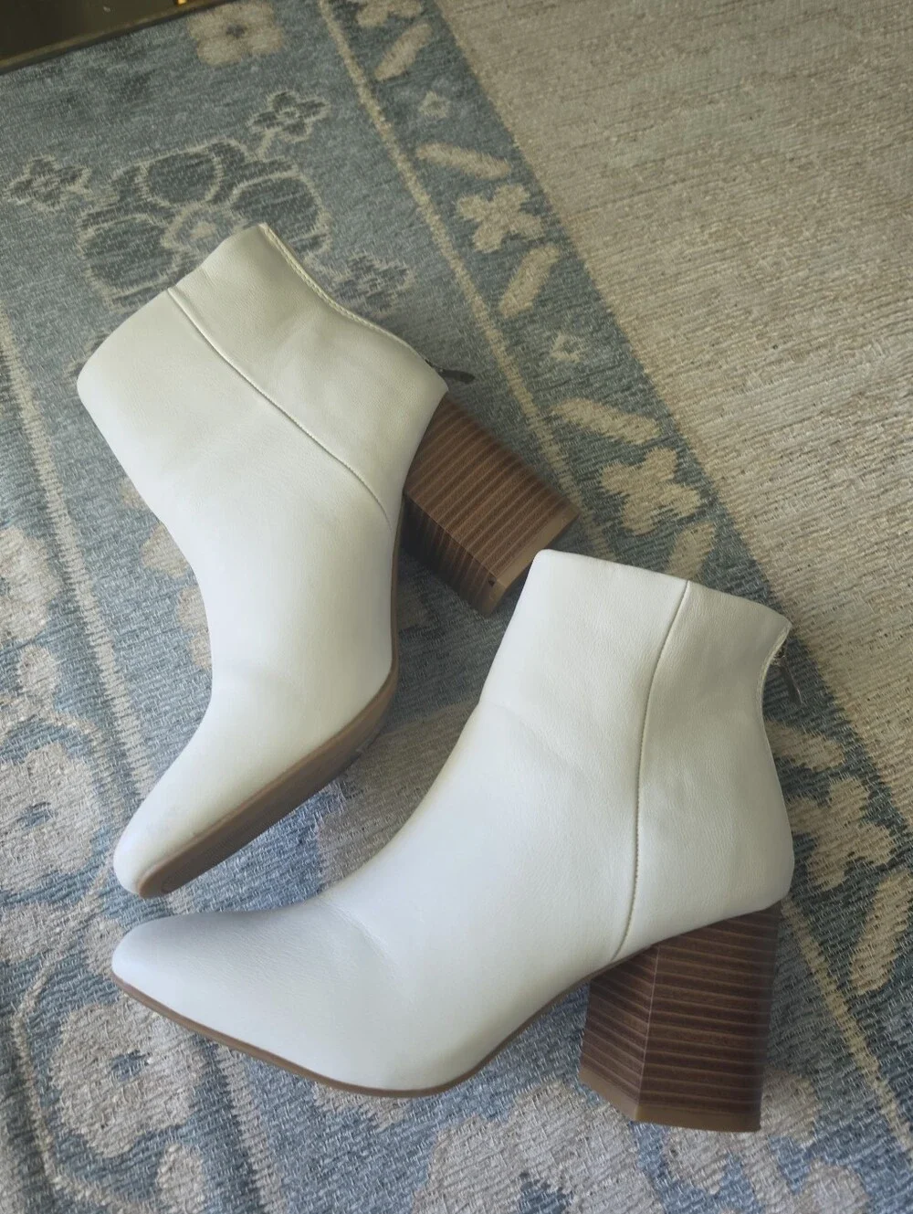 White Ankle Boots